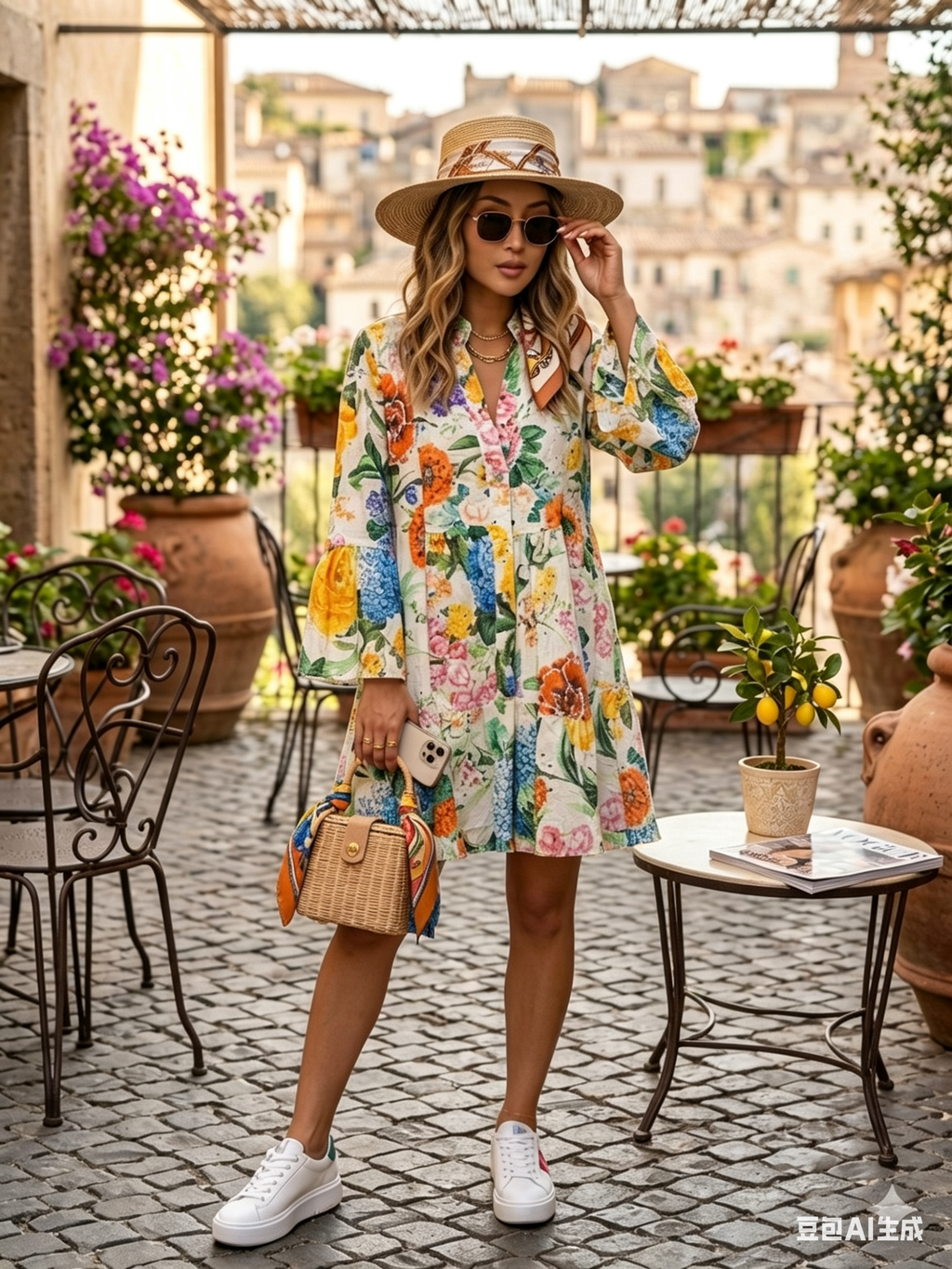 Robe Dolce Vita fleurie Miss Carla