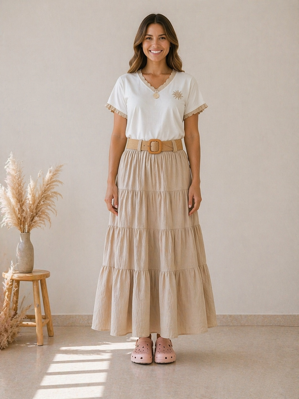 Skirt Softness Nature beige