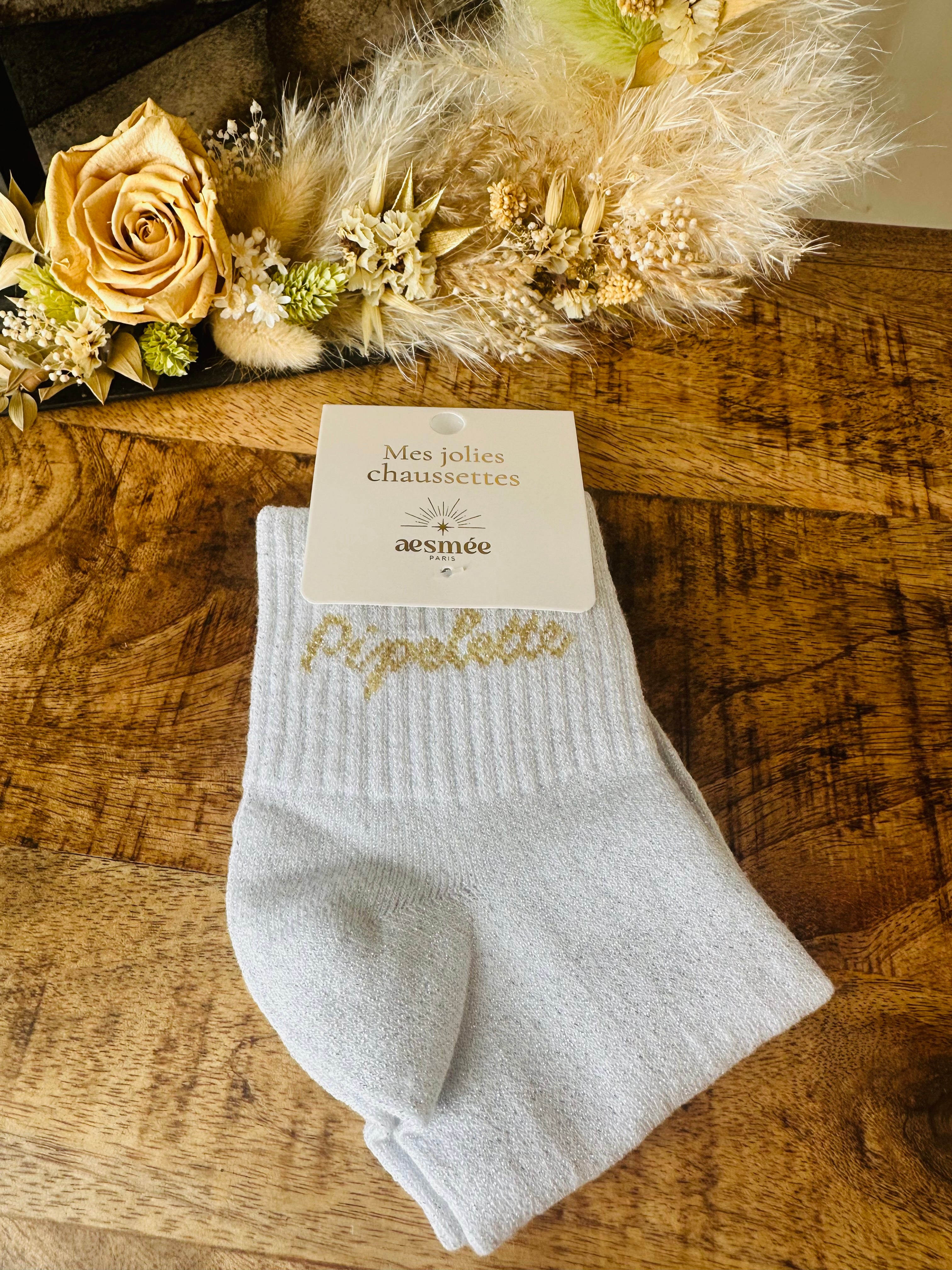 Paire de chaussettes Pipelette Blanch Aesmé Paris
