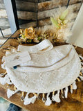 Sac banane bohème  chic blanc  Jade & Clarisse