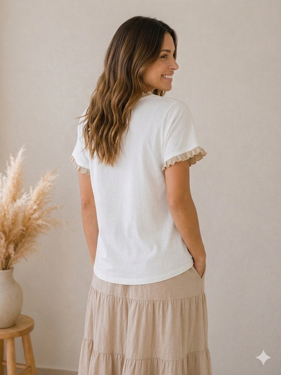 Jupe Douceur Nature beige Cocco  Bello