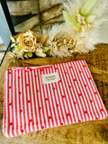 Pochette rayé coeur Aesmé Paris