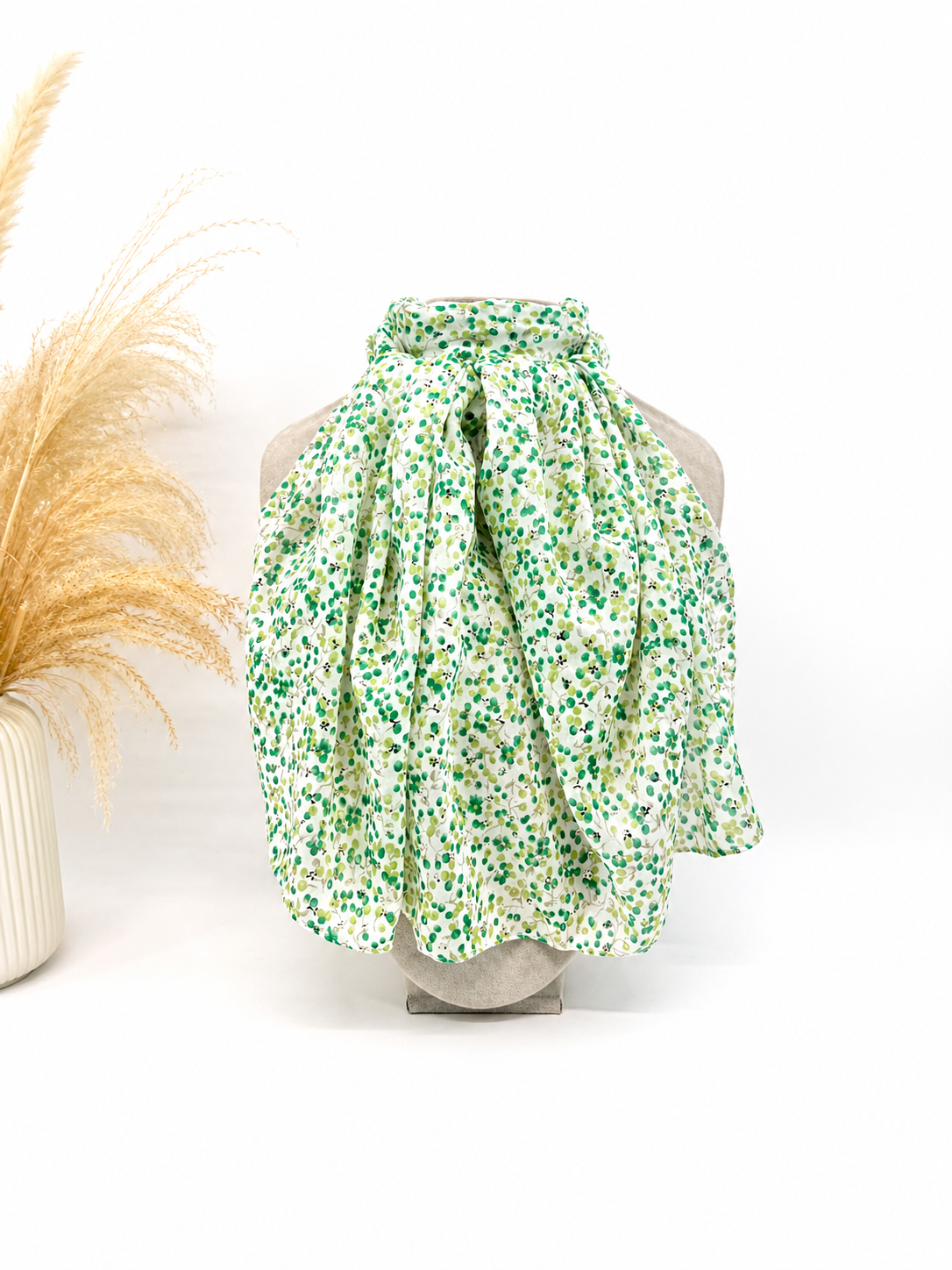 Foulard fraîcheur verte  Jade & Clarisse