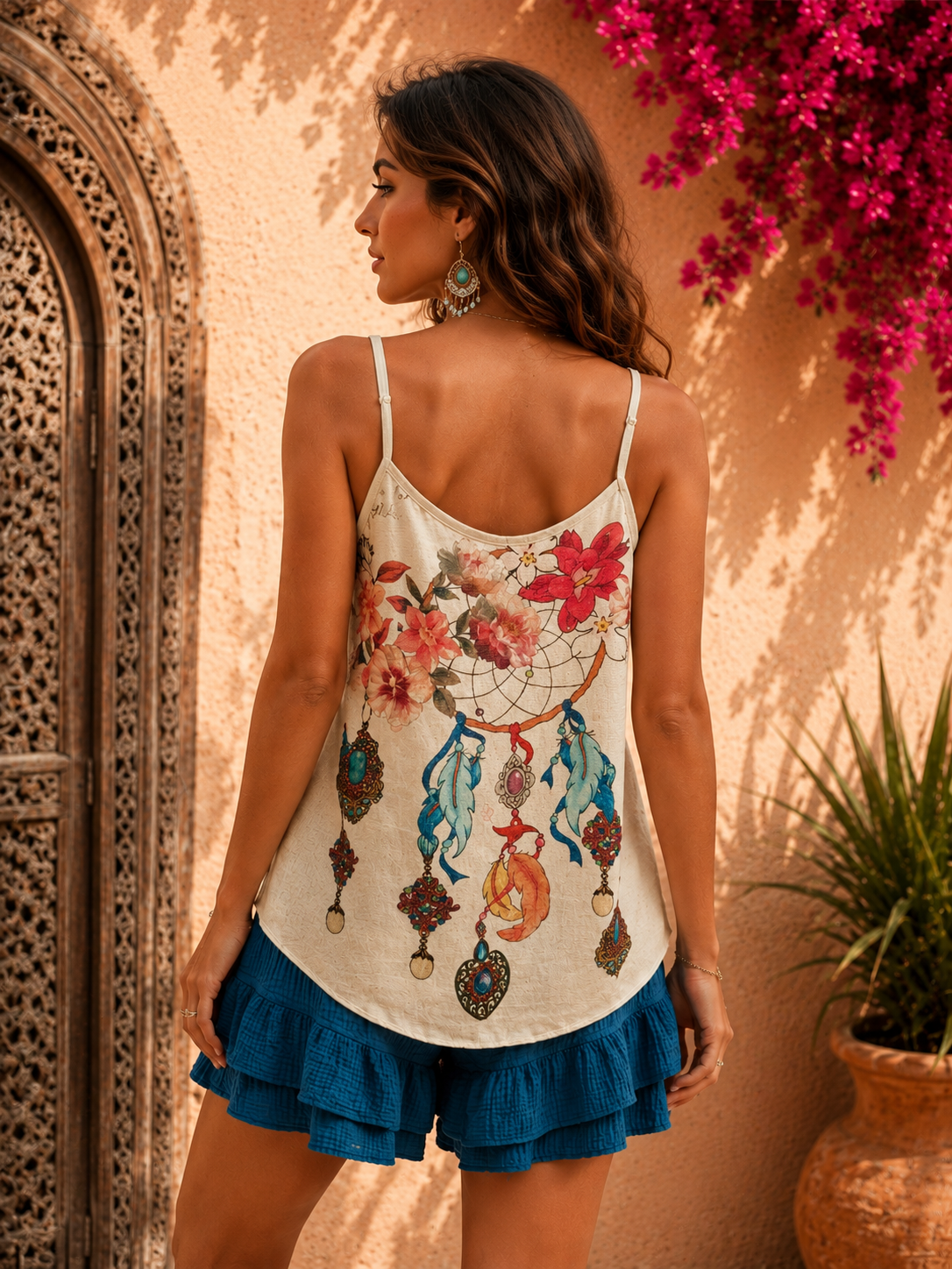 Débardeur Bohème Amalfi & Attrape-Rêves – Made in Italy